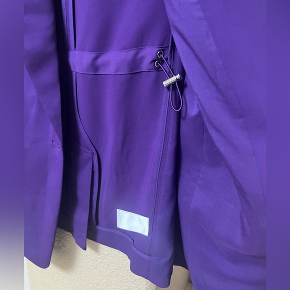 Express Stylist Cinch Waist Boyfriend Blazer - PURPLE - Medium - Picture 8 of 15